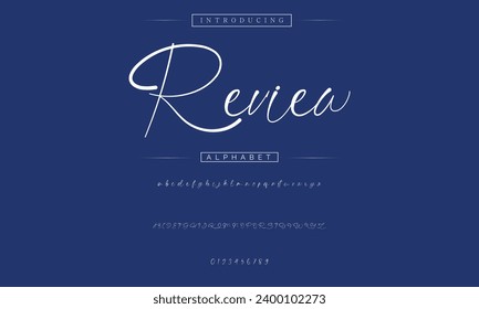 signature Font Calligraphy Logotype Script Brush Font Type Font lettering handwritten