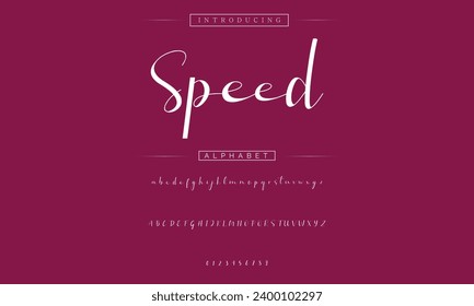 signature Font Calligraphy Logotype Script Brush Font Type Font lettering handwritten