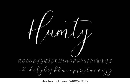 caligrafía de tipo de letra de firma Guión de logotipo Pincel Tipo de letra Tipo de letra Letra letra manuscrita