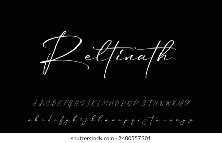 Schriftzeichen-Schriftzeichen-Logotype-Schriftzeichen Schriftart Schriftzeichen handschriftlich