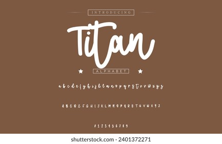 signature Font Calligraphy Logotype Script Brush Font Type Font lettering handwritten