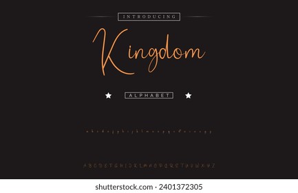 signature Font Calligraphy Logotype Script Brush Font Type Font lettering handwritten