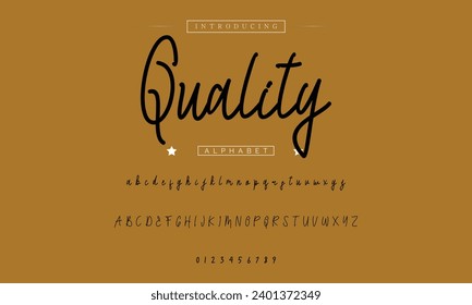 caligrafía de tipo de letra de firma Guión de logotipo Pincel Tipo de letra Tipo de letra Letra letra manuscrita