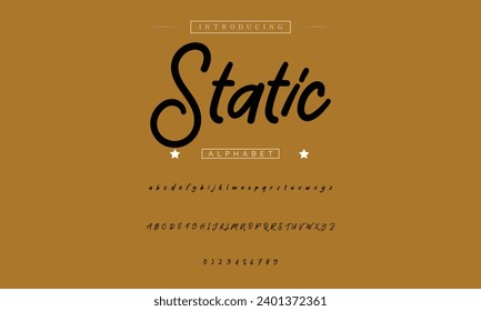 signature Font Calligraphy Logotype Script Brush Font Type Font lettering handwritten