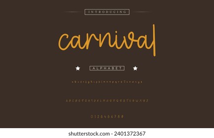 signature Font Calligraphy Logotype Script Brush Font Type Font lettering handwritten