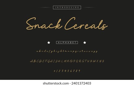 signature Font Calligraphy Logotype Script Brush Font Type Font lettering handwritten