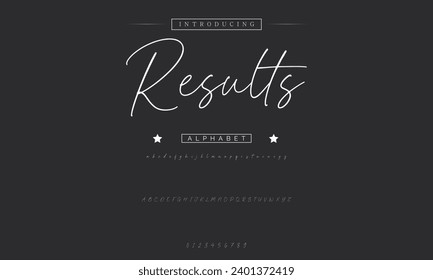 signature Font Calligraphy Logotype Script Brush Font Type Font lettering handwritten