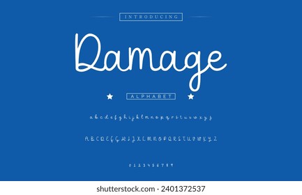 signature Font Calligraphy Logotype Script Brush Font Type Font lettering handwritten