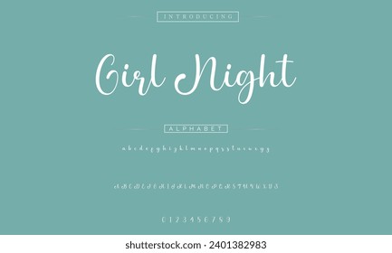 signature Font Calligraphy Logotype Script Brush Font Type Font lettering handwritten