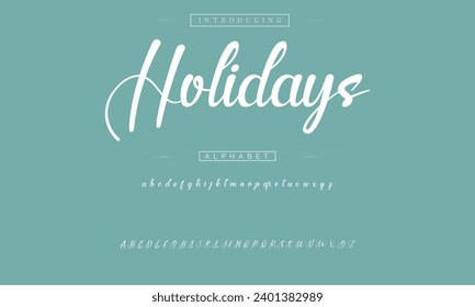 signature Font Calligraphy Logotype Script Brush Font Type Font lettering handwritten
