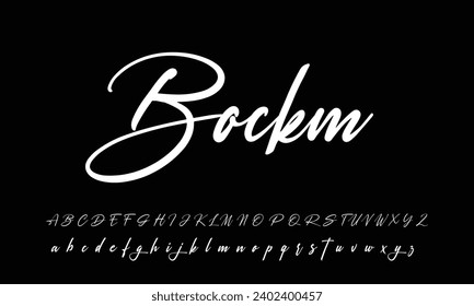 Signature Font Calligraphy Logotype Script Brush Font Type Font lettering handwritten