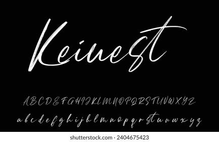 Signature Font Calligraphy Logotype Script Font Type Font lettering handwritten