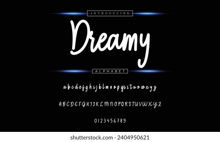 Schriftzeichen-Schriftzeichen-Logotype-Schriftzeichen Schriftart Schriftzeichen handschriftlich