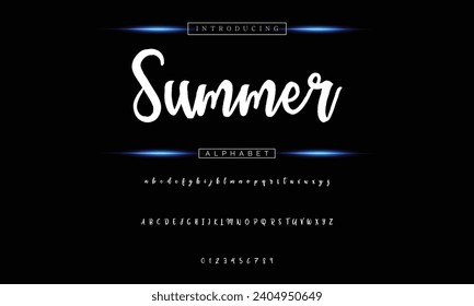 signature Font Calligraphy Logotype Script Brush Font Type Font lettering handwritten