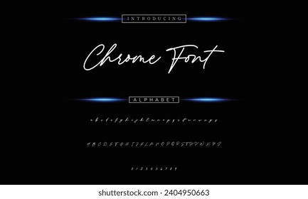 signature Font Calligraphy Logotype Script Brush Font Type Font lettering handwritten
