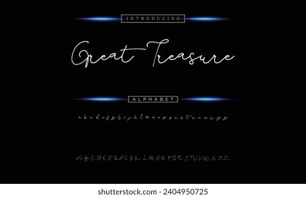 signature Font Calligraphy Logotype Script Brush Font Type Font lettering handwritten