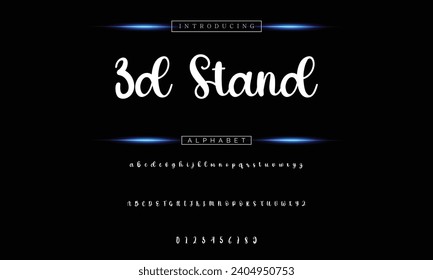 signature Font Calligraphy Logotype Script Brush Font Type Font lettering handwritten