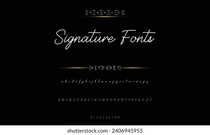 Schriftzeichen-Schriftzeichen-Logotype-Schriftzeichen Schriftart Schriftzeichen handschriftlich