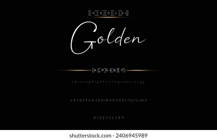 signature Font Calligraphy Logotype Script Brush Font Type Font lettering handwritten