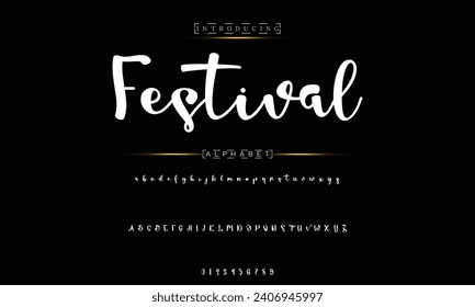 signature Font Calligraphy Logotype Script Brush Font Type Font lettering handwritten