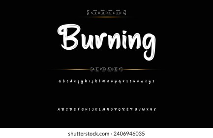 signature Font Calligraphy Logotype Script Brush Font Type Font lettering handwritten