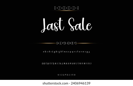 signature Font Calligraphy Logotype Script Brush Font Type Font lettering handwritten