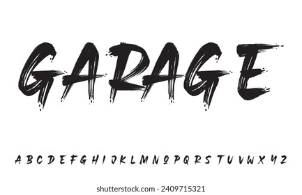 Caligrafía de tipo de letra de firma Guión de logotipo Pincel Tipo de letra Letra letra letra manuscrita