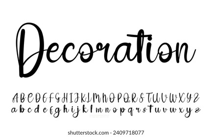 Signature Font Calligraphy Logotype Script Font Type Font lettering handwritten