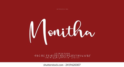 signature Font Calligraphy Logotype Script Brush Font Type Font lettering handwritten	
