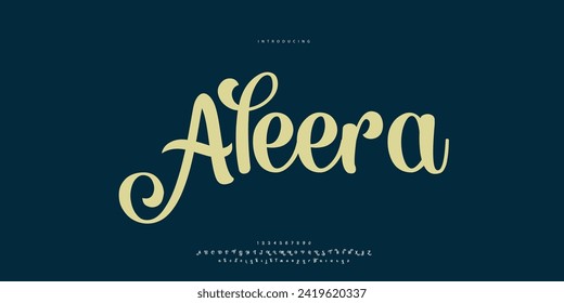 signature Font Calligraphy Logotype Script Brush Font Type Font lettering handwritten	
