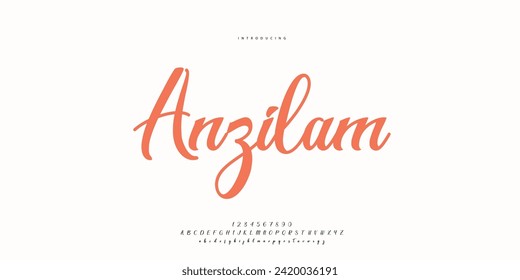 signature Font Calligraphy Logotype Script Brush Font Type Font lettering handwritten	
