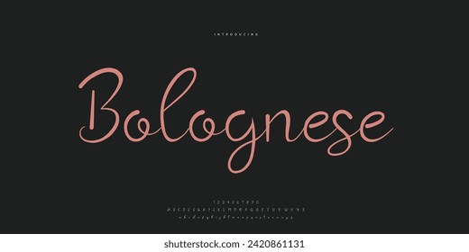 signature Font Calligraphy Logotype Script Brush Font Type Font lettering handwritten	
