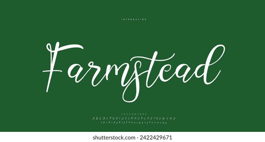 signature Font Calligraphy Logotype Script Brush Font Type Font lettering handwritten	
