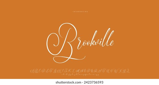 signature Font Calligraphy Logotype Script Brush Font Type Font lettering handwritten	
