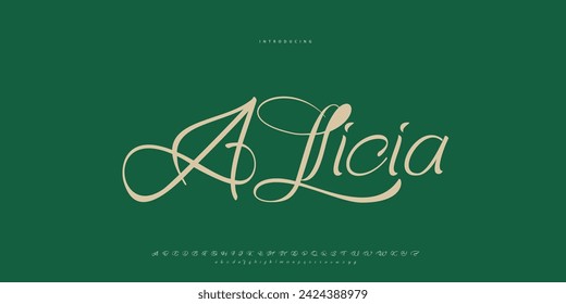 signature Font Calligraphy Logotype Script Brush Font Type Font lettering handwritten	
