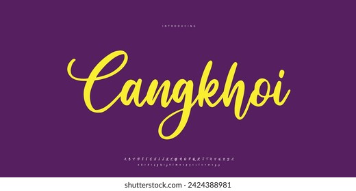 signature Font Calligraphy Logotype Script Brush Font Type Font lettering handwritten	
