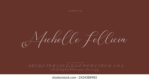 signature Font Calligraphy Logotype Script Brush Font Type Font lettering handwritten	
