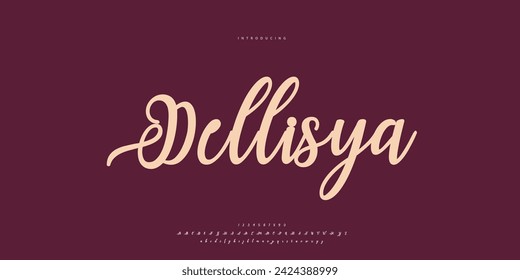 Signature Font Caligraphy Logotype Script Brush Font Type Letras manuscritas	
