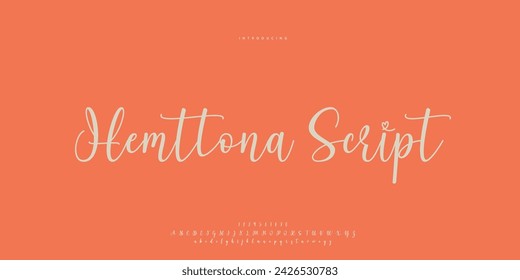 signature Font Calligraphy Logotype Script Brush Font Type Font lettering handwritten

