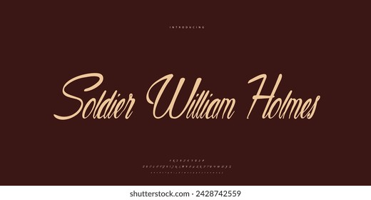 signature Font Calligraphy Logotype Script Brush Font Type Font lettering handwritten	
