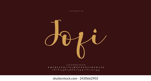 signature Font Calligraphy Logotype Script Brush Font Type Font lettering handwritten	