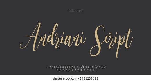 signature Font Calligraphy Logotype Script Brush Font Type Font lettering handwritten	