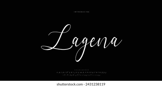 signature Font Calligraphy Logotype Script Brush Font Type Font lettering handwritten	