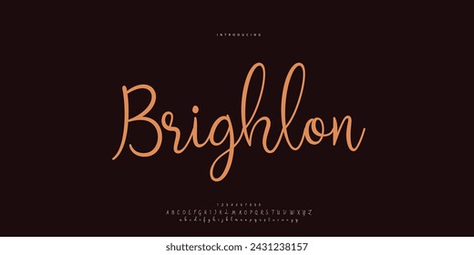 signature Font Calligraphy Logotype Script Brush Font Type Font lettering handwritten	