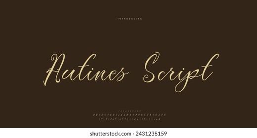 signature Font Calligraphy Logotype Script Brush Font Type Font lettering handwritten	