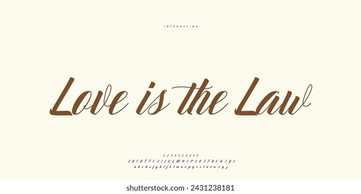 Signature Font Caligraphy Logotype Script Brush Font Type Letras manuscritas	