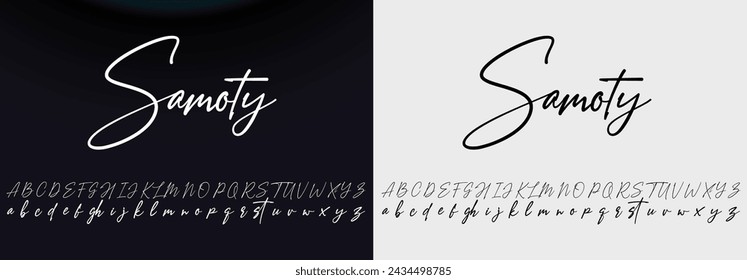 Signature Schriftart Kalligraphie LogoSchriftart Schriftart Schriftart Schriftart Schriftzug handgeschrieben