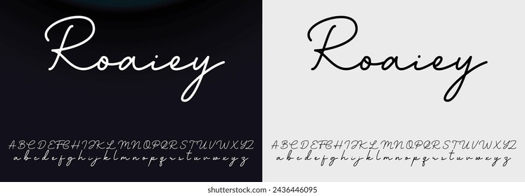
Signature Font Calligraphy Logotype Script Brush Font Type Font lettering handwritten
