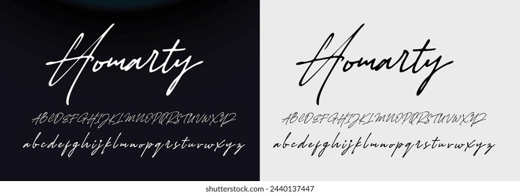 Signature Font Caligraphy Logotype Script Brush Font Type Letras manuscritas