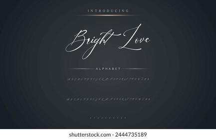 Signature Font Caligraphy Logotype Script Brush Font Type Letras manuscritas